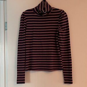Striped Turtleneck Shirt